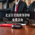 北京厉害的刑事律师免费咨询