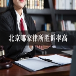 北京哪家律所胜诉率高