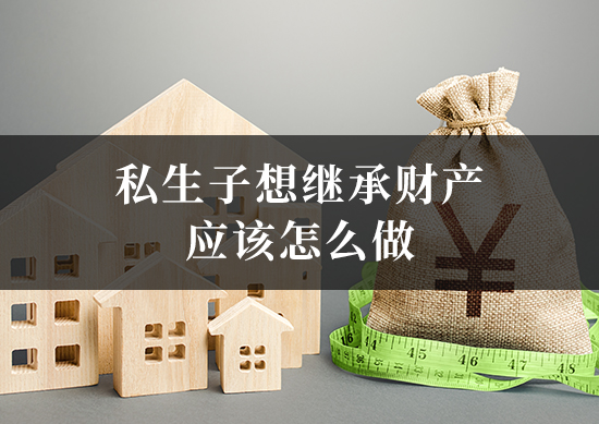 私生子想继承财产应该怎么做