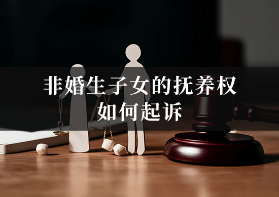 非婚生子女的抚养权如何起诉